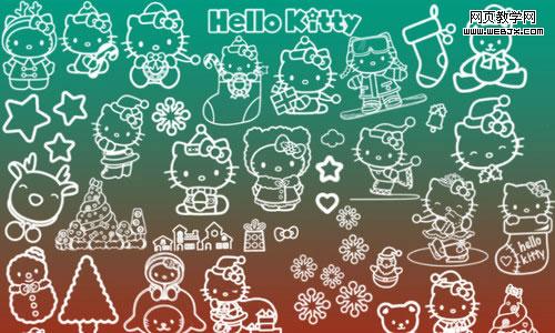 Hello Kitty Christmas Brushes-christmas | ʥԴռˢʸͼ