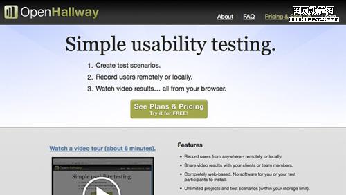 openhallway 25 Tools to Improve Your Websites Usability