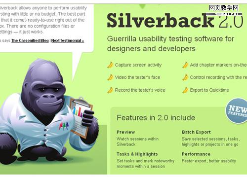 silverbackapp 25 Tools to Improve Your Websites Usability