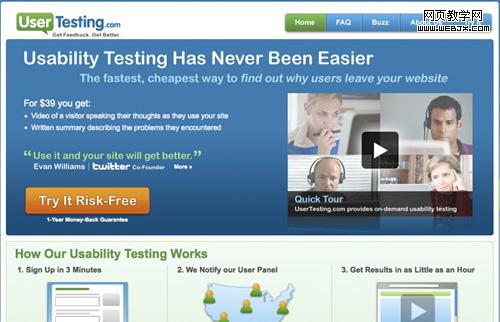 usertesting 25 Tools to Improve Your Websites Usability