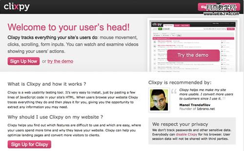 clixpy 25 Tools to Improve Your Websites Usability