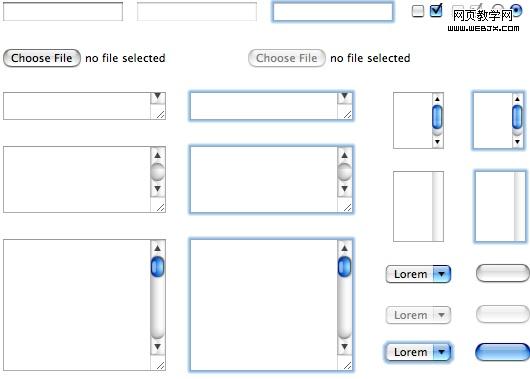 Controls in Free Wireframing Kits, UI Design Kits, PDFs and Resources