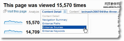 visitor source analysis