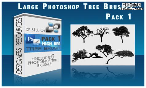 Tree Brushes Pack 1