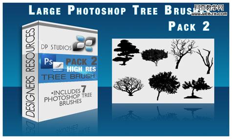 Tree Brushes Pack 2