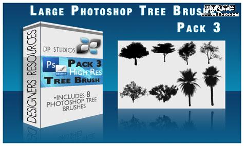 Tree Brushes Pack 3