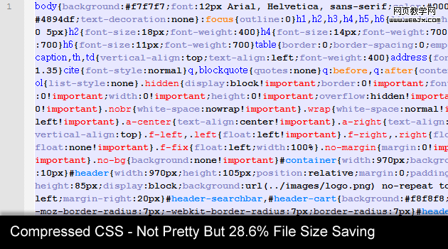 Compressed CSS